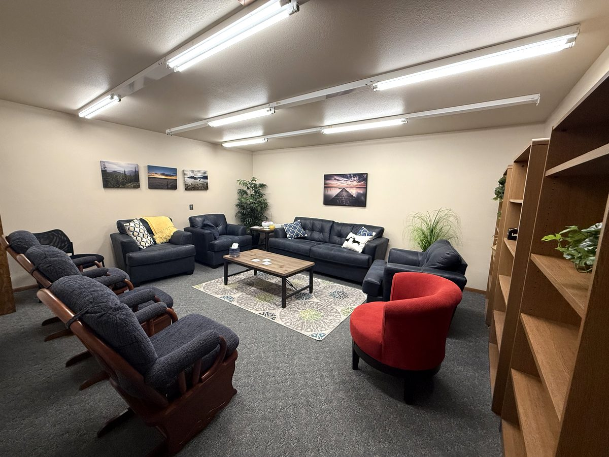 The parent and caregiver group room at Cason’s Place