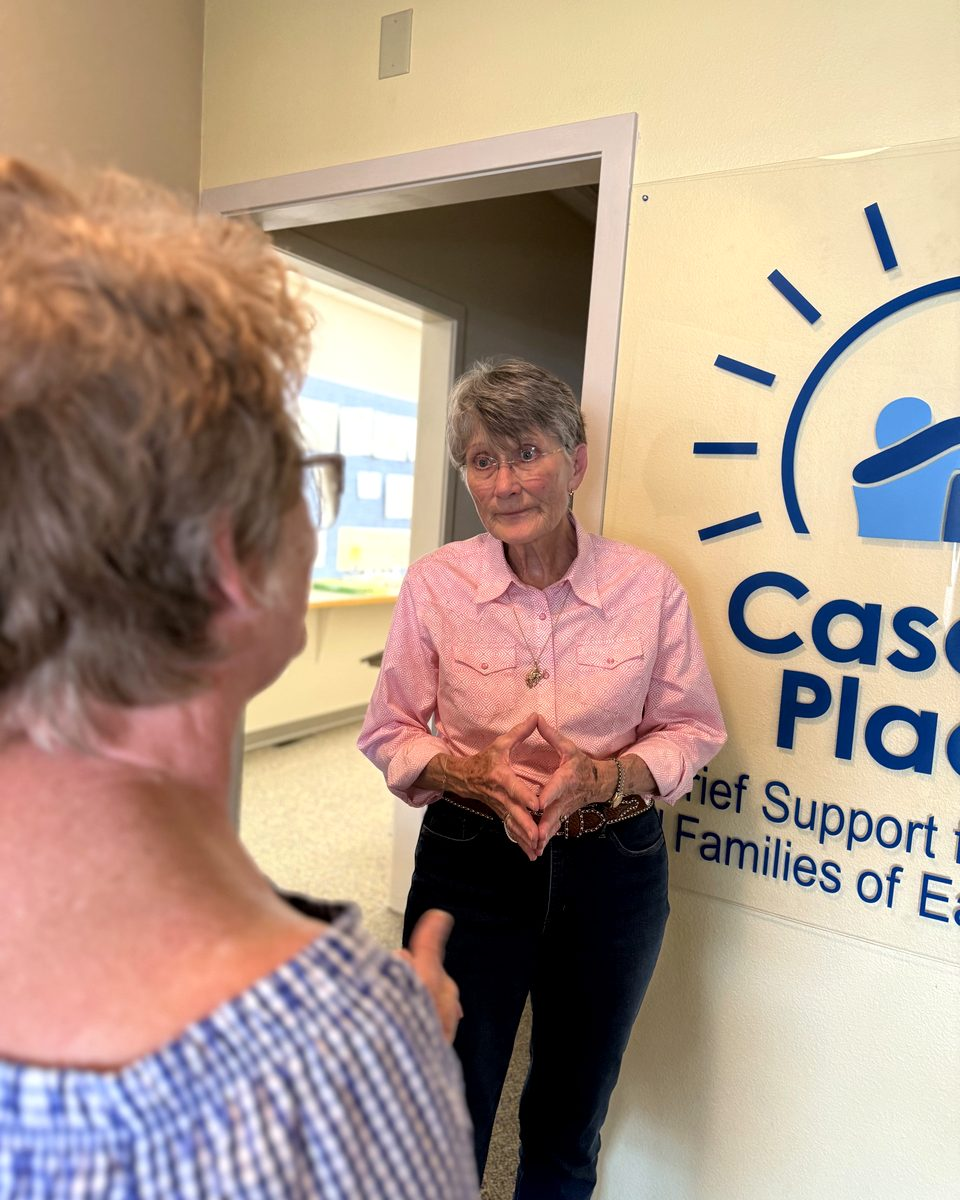 Cason's Place volunteers talking together